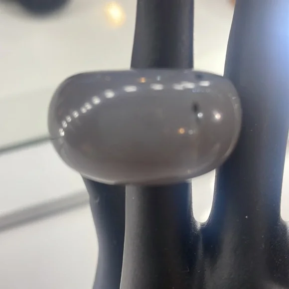 Agate cocktail, chunky Ring, Size 7 - Picture 4 of 6